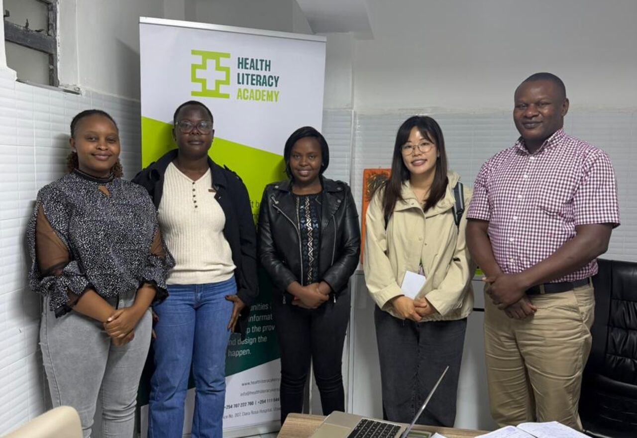 Kenya Good Neighbors and KOICA courtesy call at Health Literacy Academy